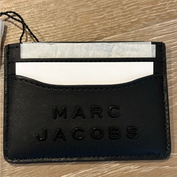 NWT Marc Jacobs Elegant Black Card Holder - Picture 3 of 5